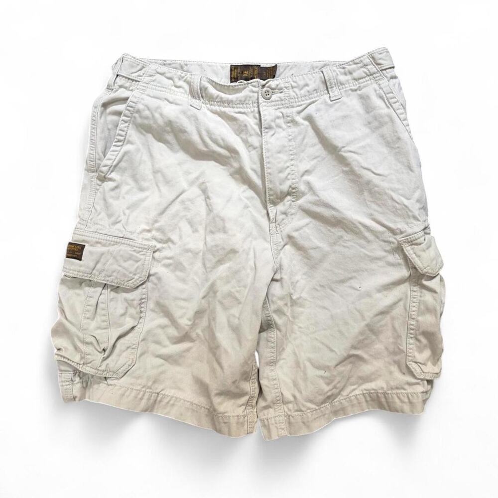 Vintage Y2K American Eagle Cargo Shorts Baggy Sz 32x10 2000s Classic Mallcore